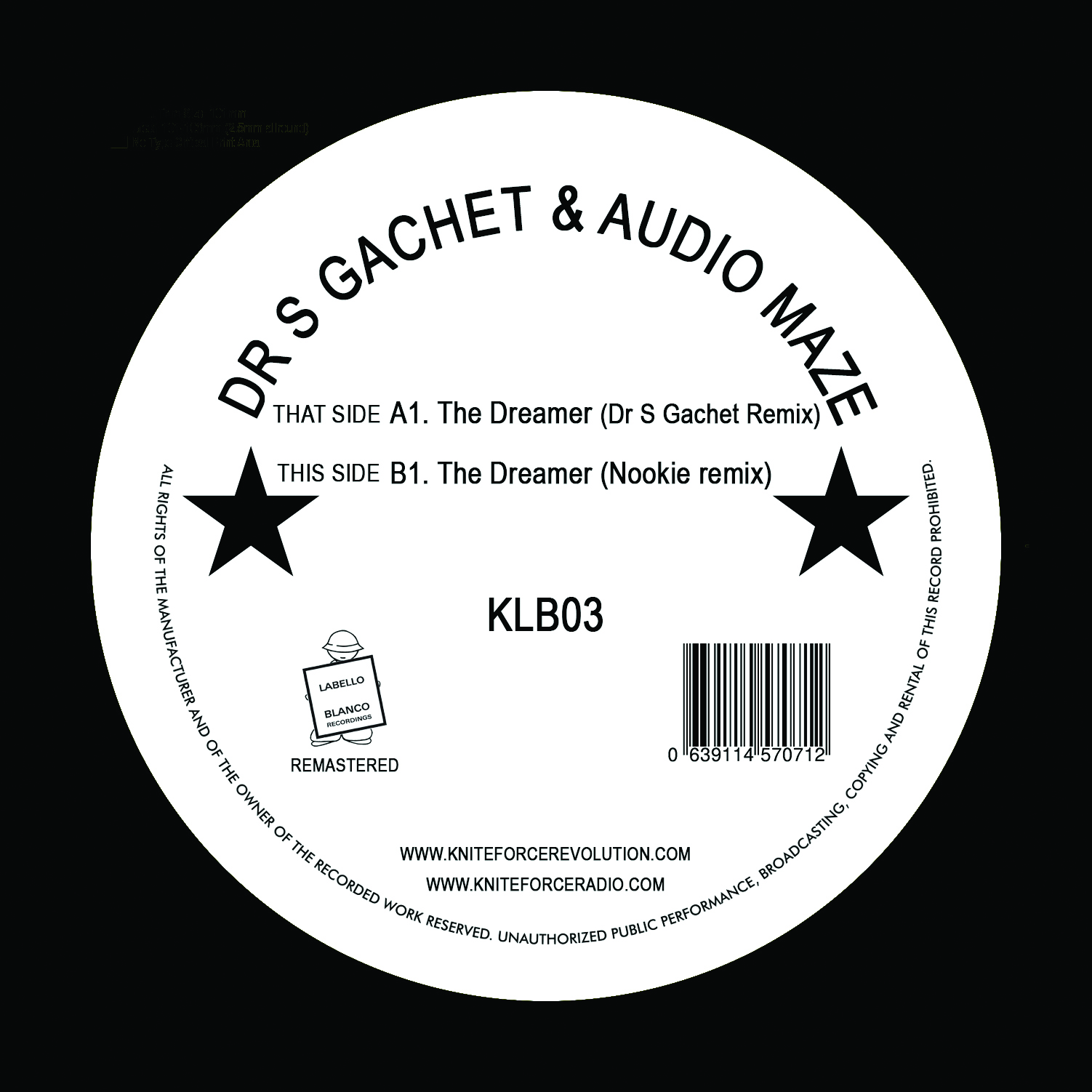Kniteforce Revolution | Dr S Gachet - The Dreamer Remixes EP (12