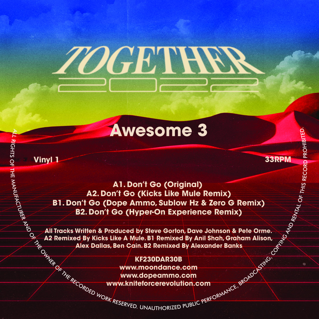 Kniteforce Revolution | Various Artists - Awesome 3 EP (12