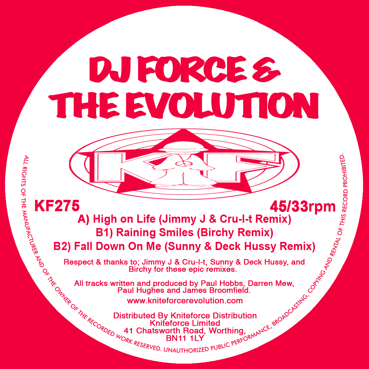 Kniteforce Revolution | DJ Force & The Evolution - Remixes EP (12