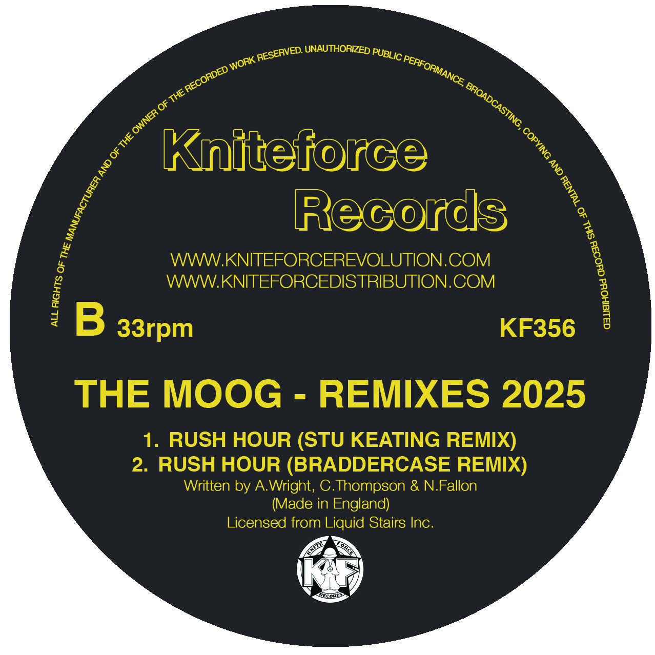 Kniteforce Revolution | The Moog - Remixes 2025 (Yellow and