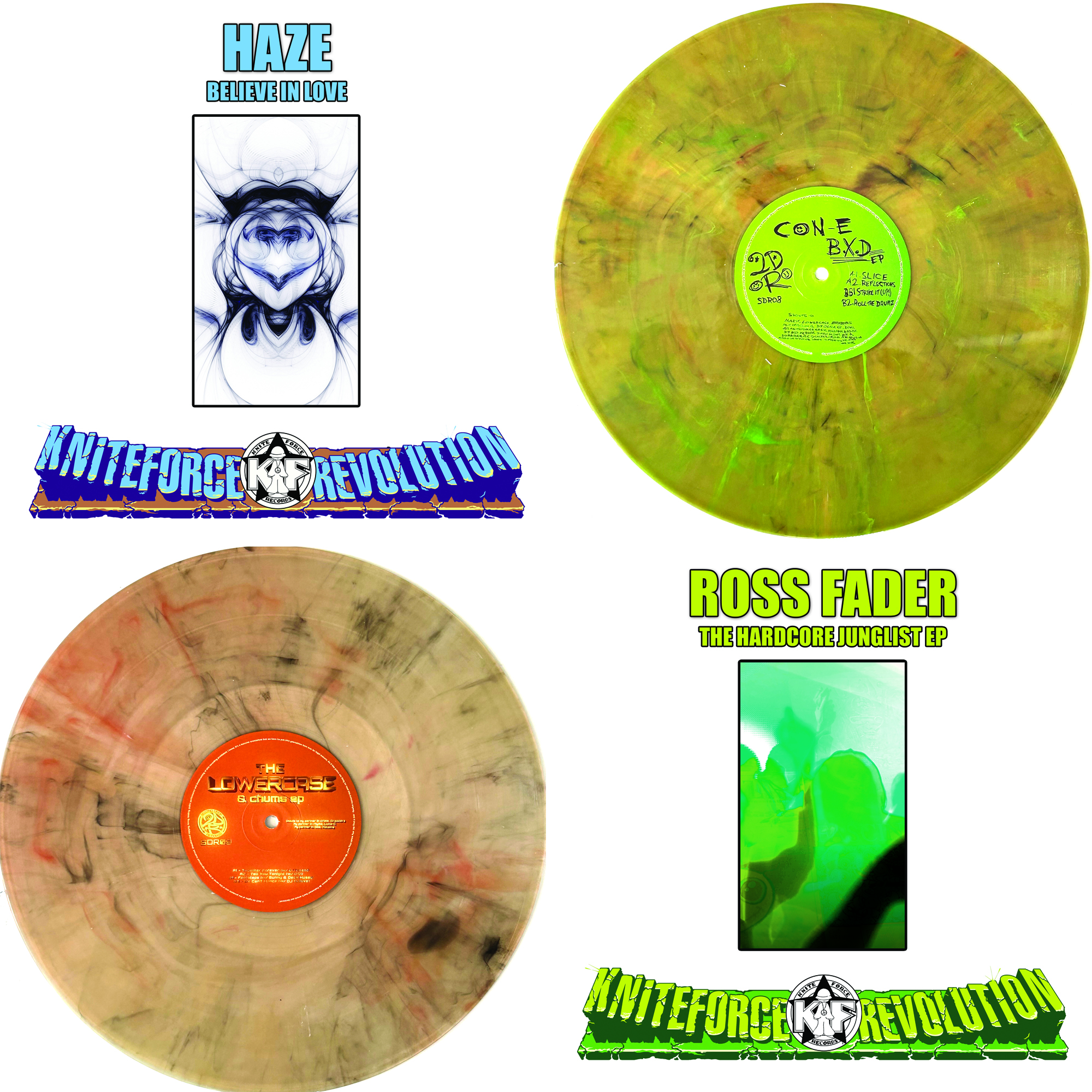 その他 We created this. DOWN FORCE RECORDS Kniteforce Revolution | 8 And 9 Bundle
