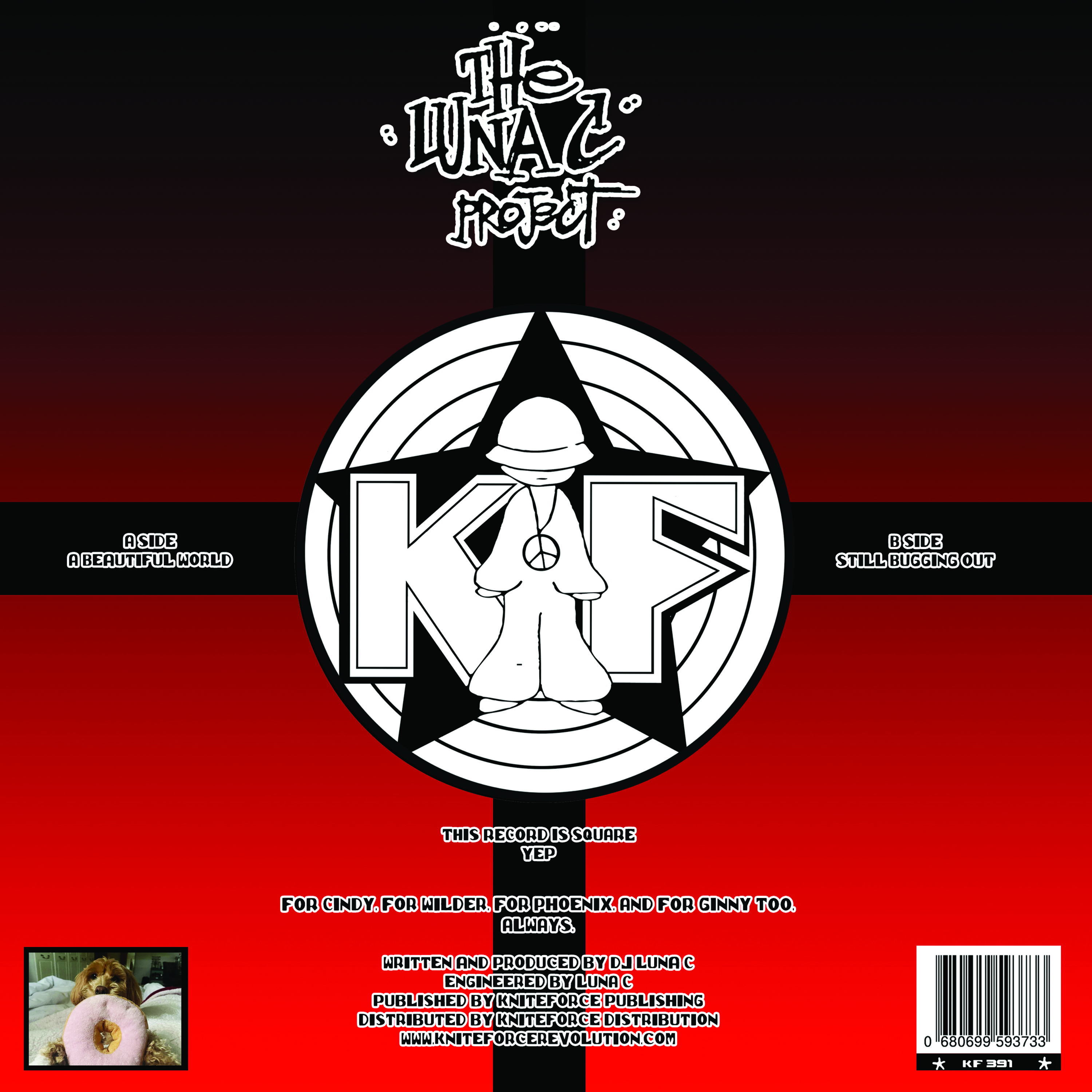 Kniteforce Revolution | Luna-C - The Lunar Sea (Square Red & Black