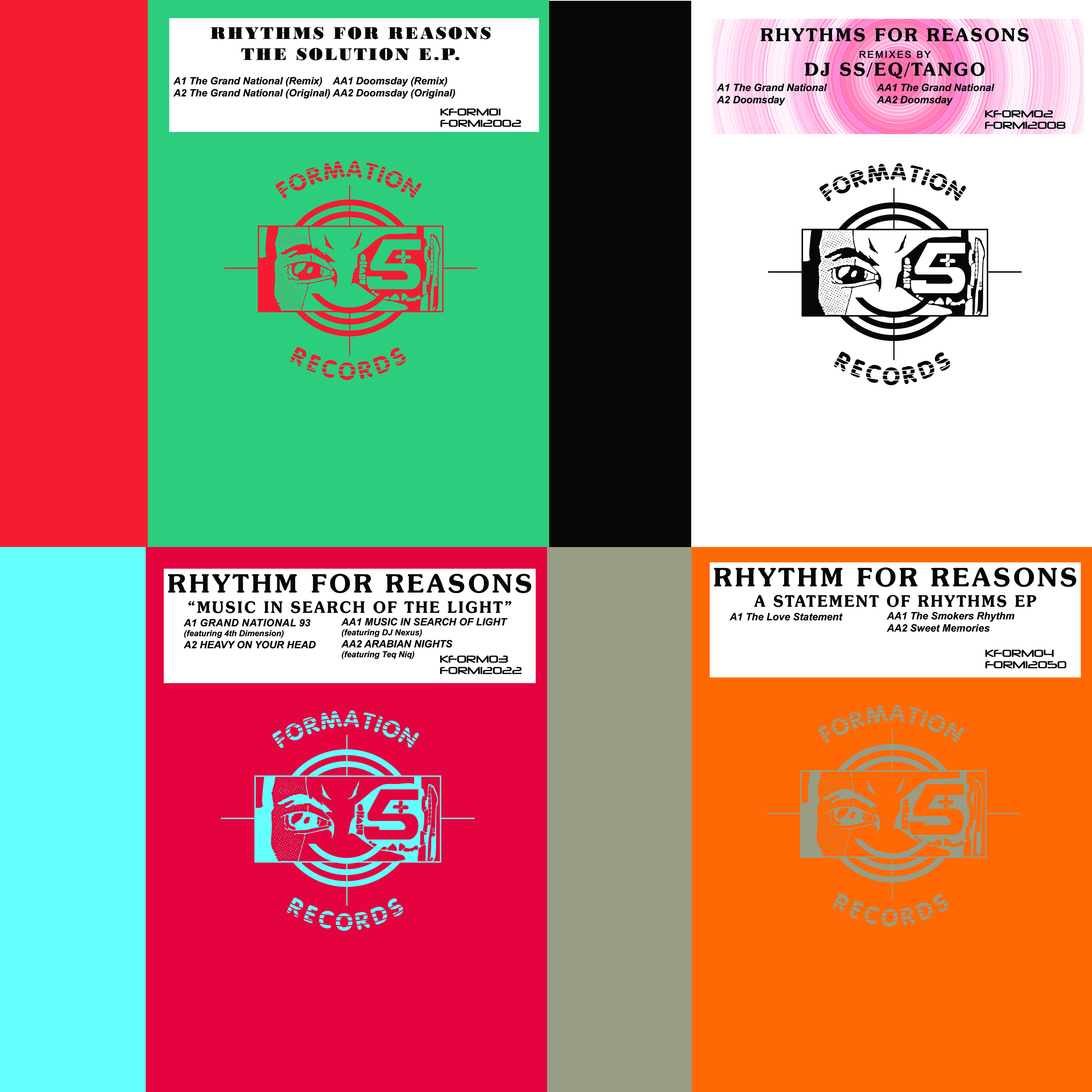 Kniteforce Revolution | Rhythm For Reason Set (4 x Black Vinyl
