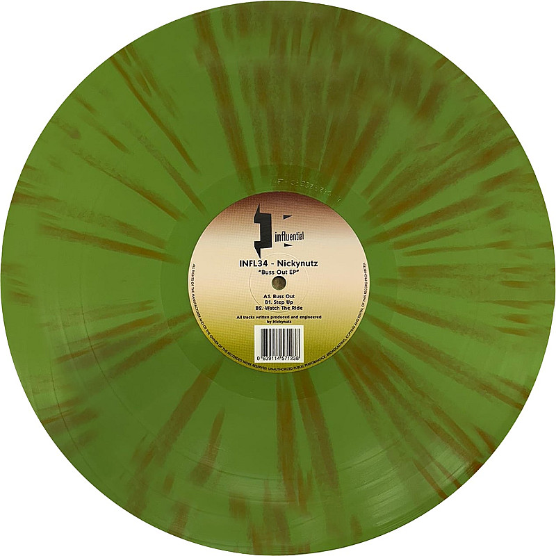 Kniteforce Revolution | Nickynutz - Buss Out EP (Green Splatter
