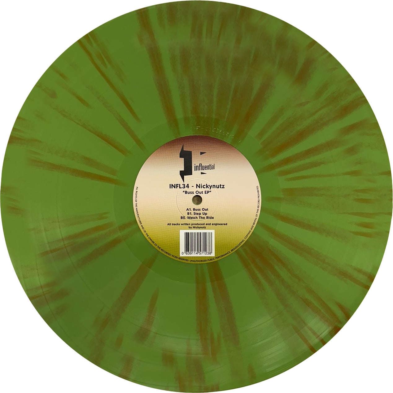 Kniteforce Revolution | Nickynutz - Buss Out EP (Green Splatter