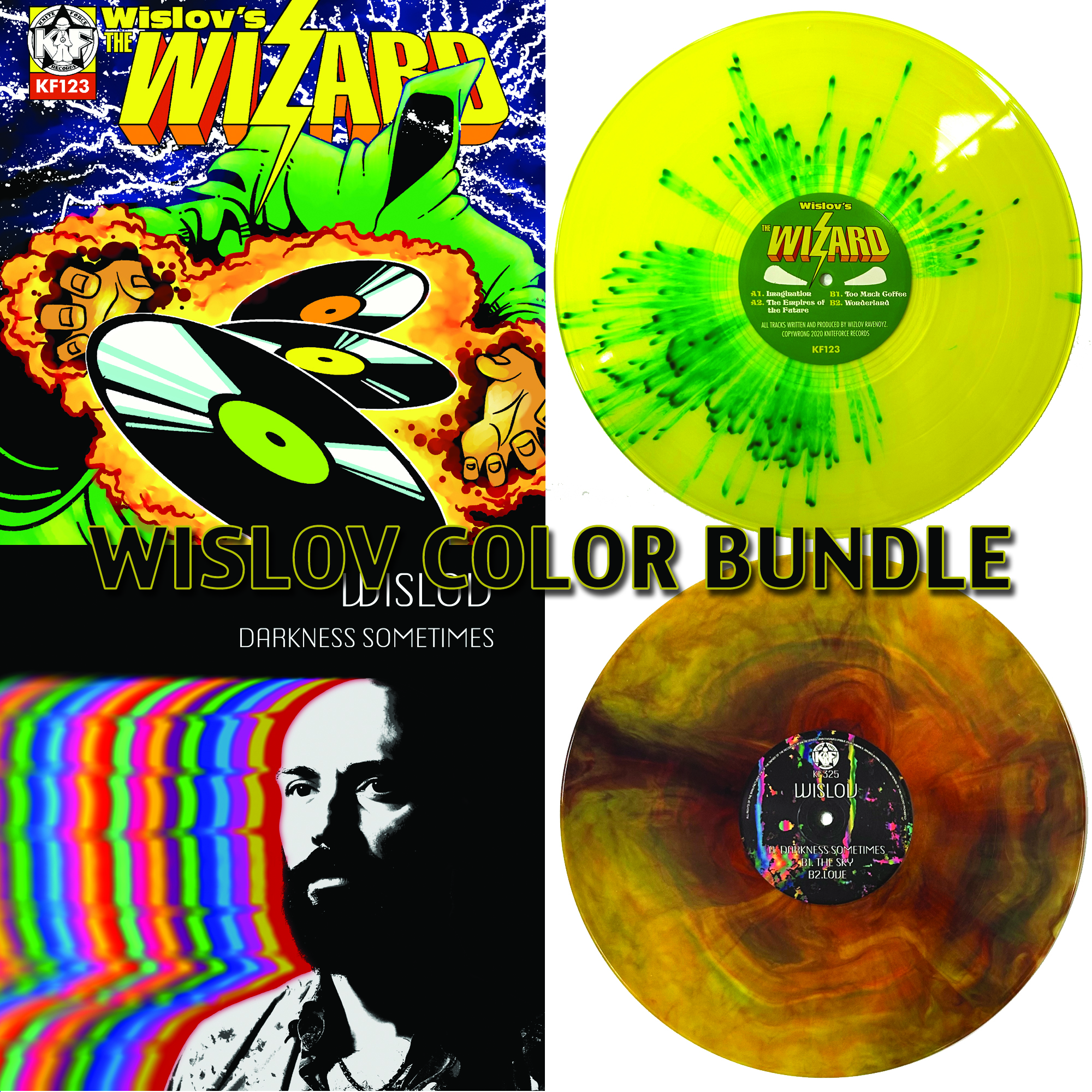 Wisp ウィスプ vinyl Yellow All I need レコード Kniteforce Revolution | Wislov Color Bundle